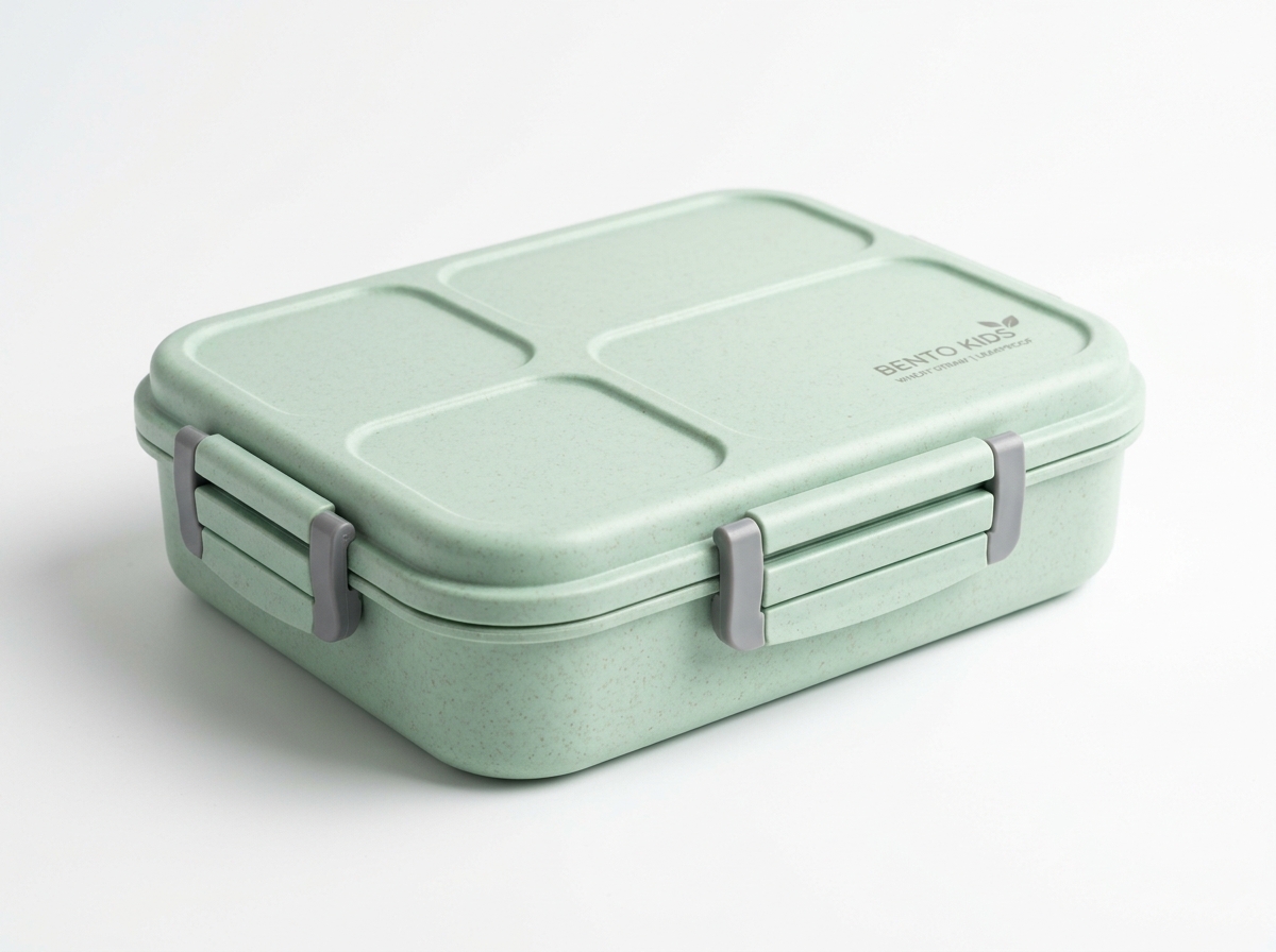 eazylunch Kids 5-Compartment Leak-Proof Bento Box