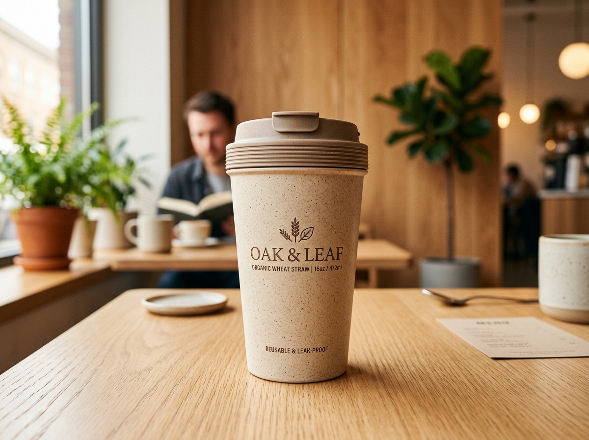 Wheat Straw Reusable Cups