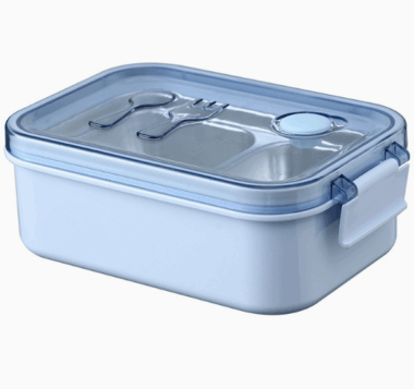 stainless steel lunch box with soup bowl