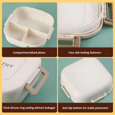 plastic square bento lunch box