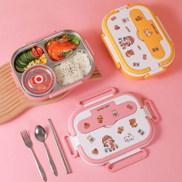 stainless steel kids’ bento lunch box