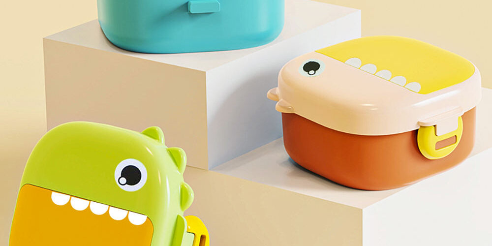 Customized BPA Free Plastic Bento Lunch Boxes with Baby Food Bowl and Spoon (1) Customized BPA Free Plastic Bento Lunch Boxes with Baby Food Bowl and Spoon