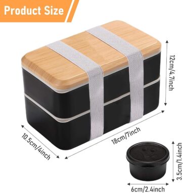 Eco bamboo wooden lunch box