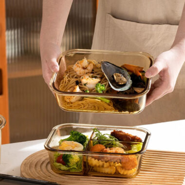 microwave safe glass lunch box