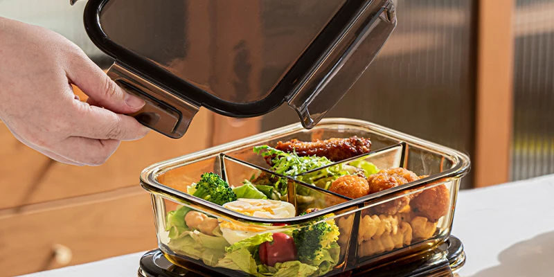 microwave safe glass lunch box