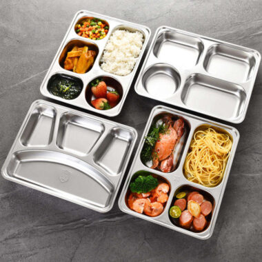 Stainless steel dinner plate lunch box