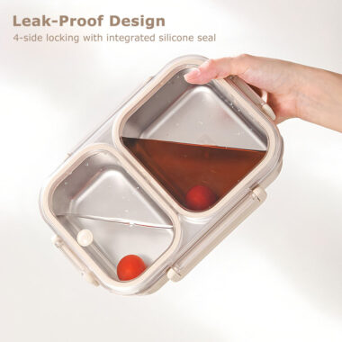 stainless steel deluxe bento lunch box