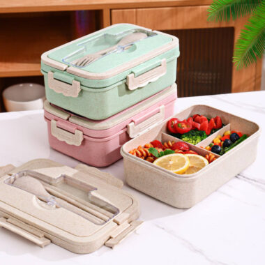 Eco-friendly plastic bento lunch box