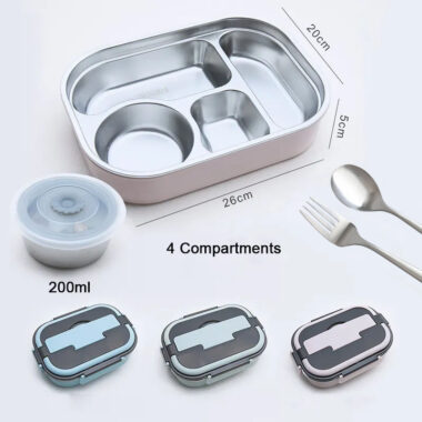 plastic lunch box with handle