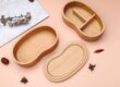 double layer wooden lunch box