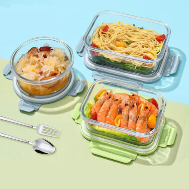 Durable wholesale glass lunch box