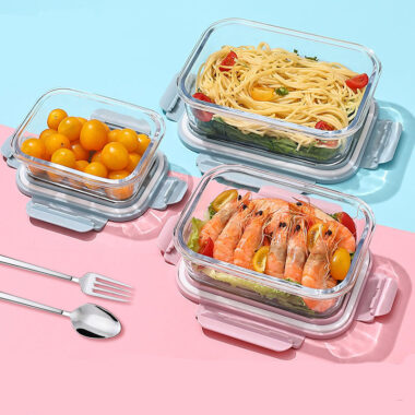 Durable wholesale glass lunch box