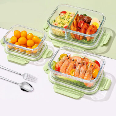 Durable wholesale glass lunch box