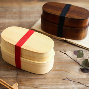 double layer sushi lunch box