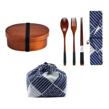 Wholesale oval wooden lunch box