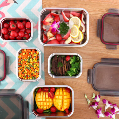 304 stainless steel airtight leakproof food container