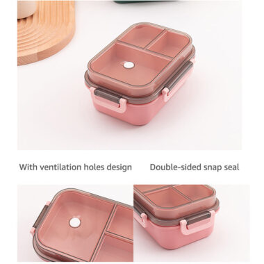 BPA free plastic bento lunch box