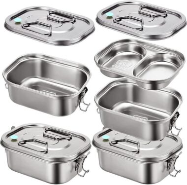 leakproof rectangular bento lunch box