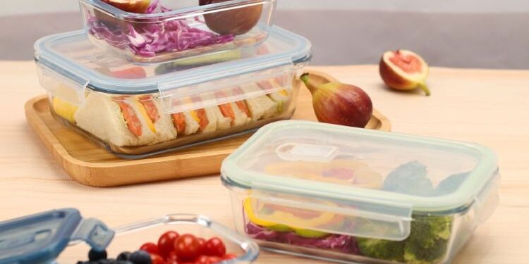 Microwave Glass Takeaway Lunch Box