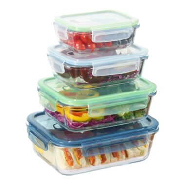 Microwave Glass Takeaway Lunch Box