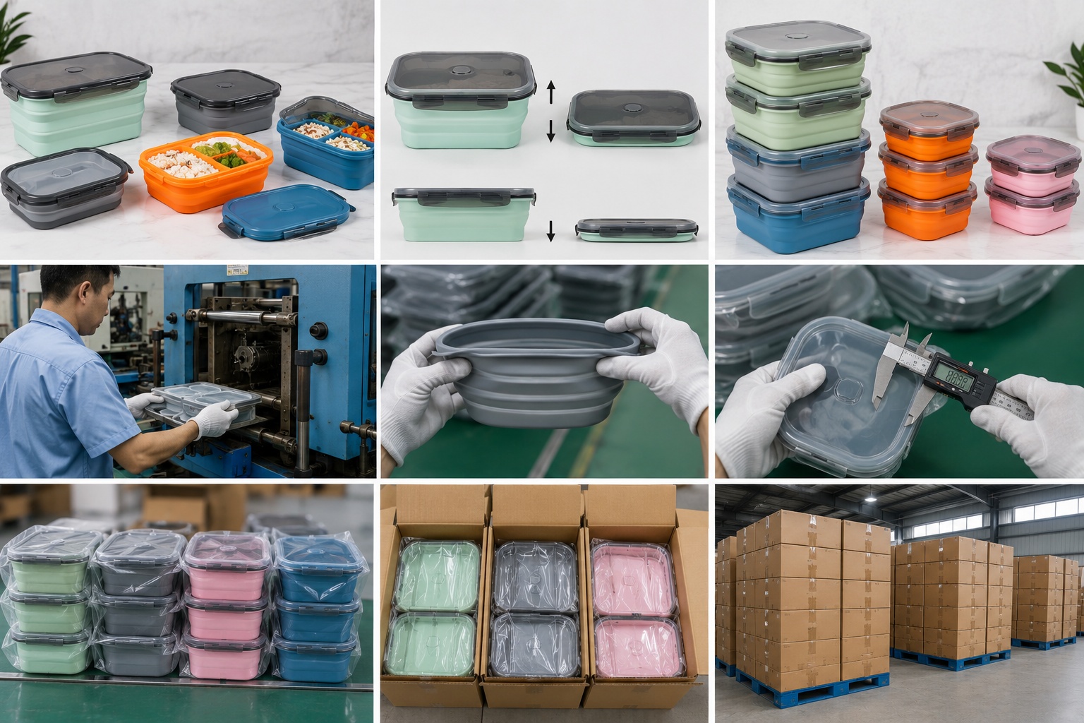 Collapsible Lunch Boxes produce