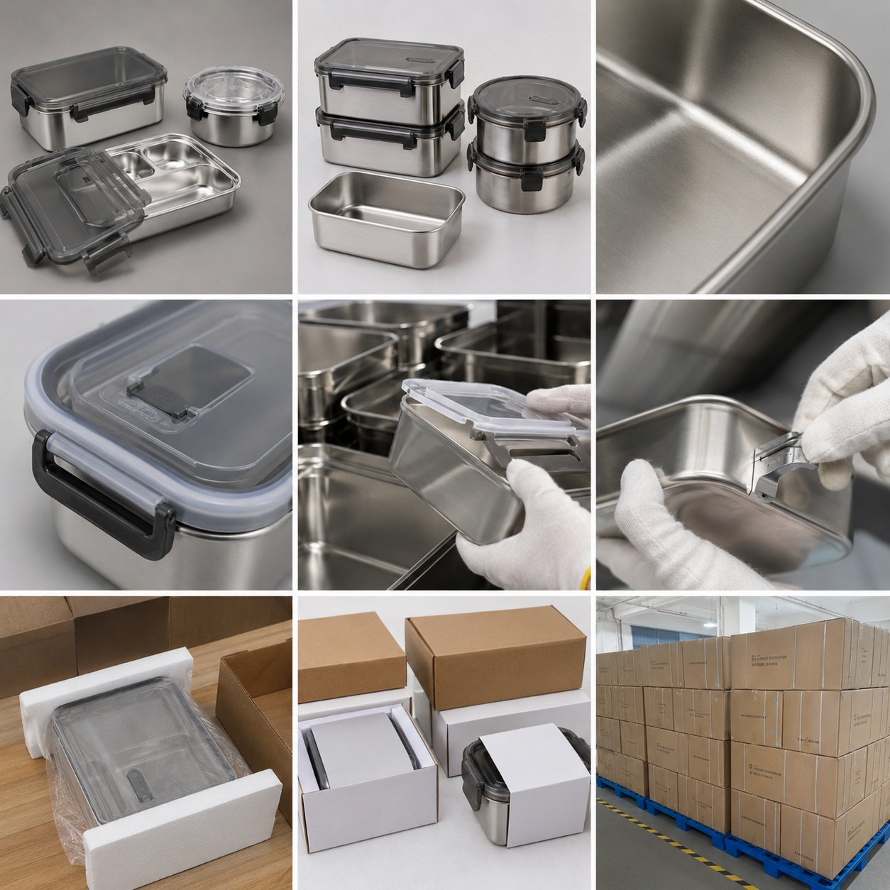 Stainless Steel Lunch Boxes produce