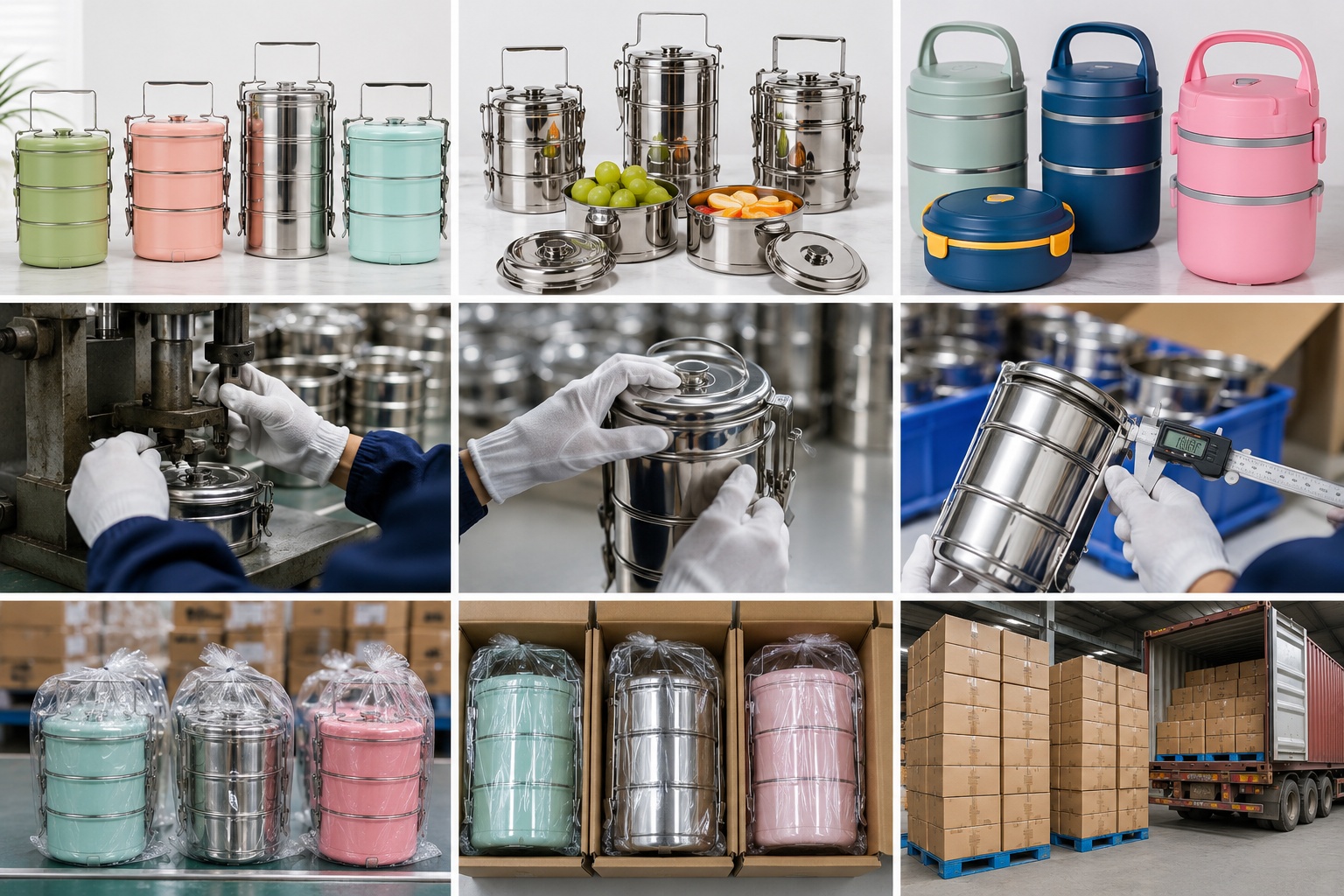 Tiffin Boxes produce