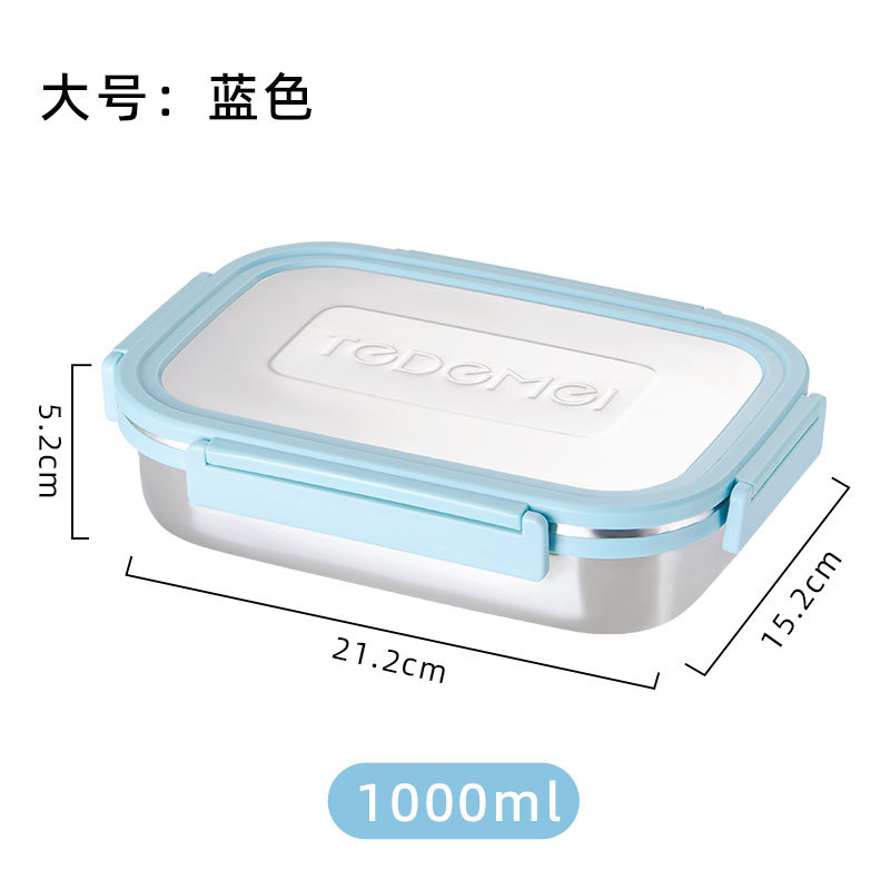 model option image 6 of Stainless Steel Rectangular for B2B Lunch Box Orders