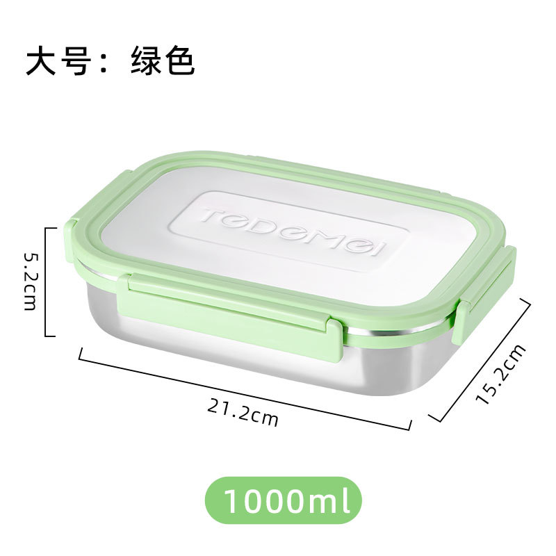 model option image 7 of Stainless Steel Rectangular for B2B Lunch Box Orders