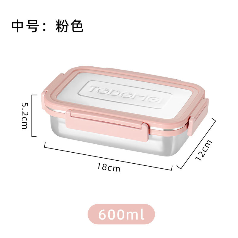 model option image 8 of Stainless Steel Rectangular for B2B Lunch Box Orders