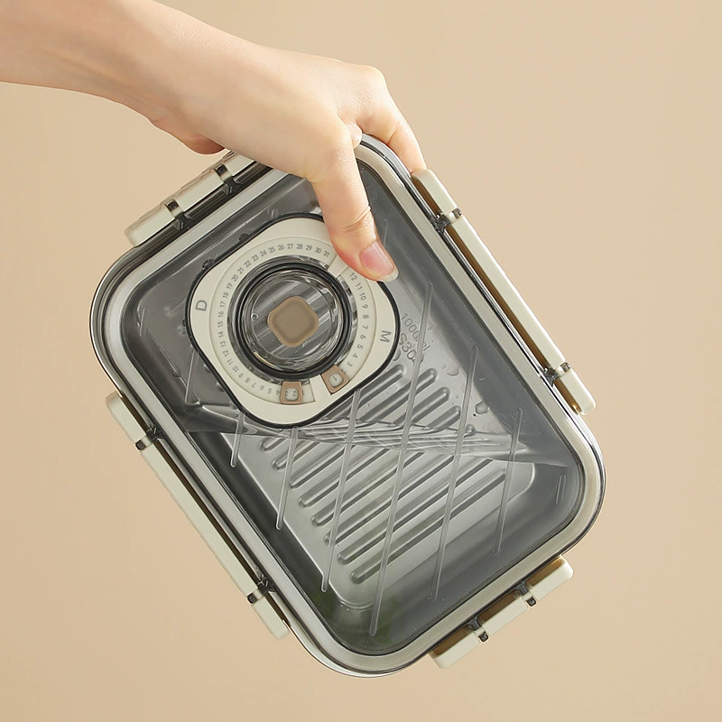 close-up detail 4 of 304 Stainless Steel Rectangular for B2B Lunch Box Orders