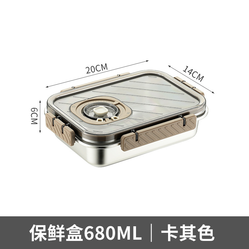 model option image 6 of 304 Stainless Steel Rectangular for B2B Lunch Box Orders