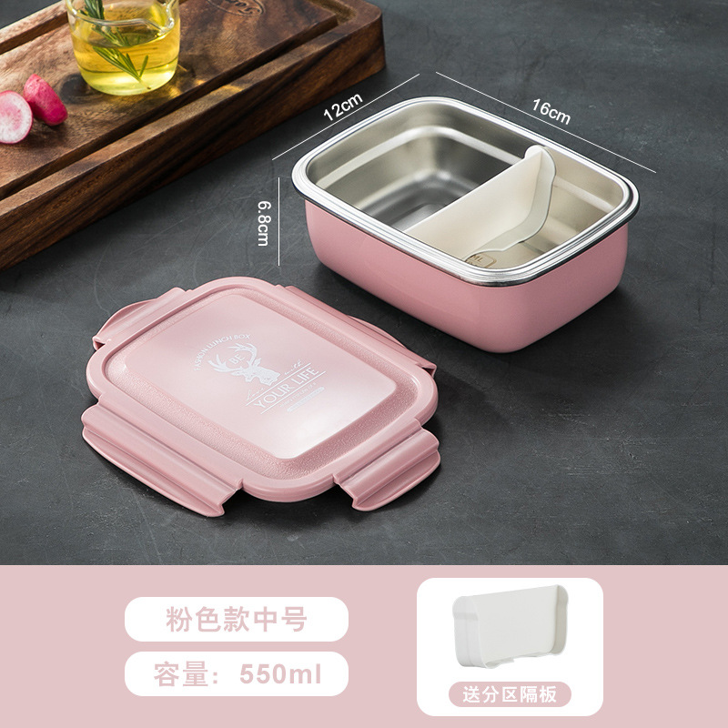 model option image 6 of 304 Stainless Steel Rectangular for B2B Lunch Box Orders