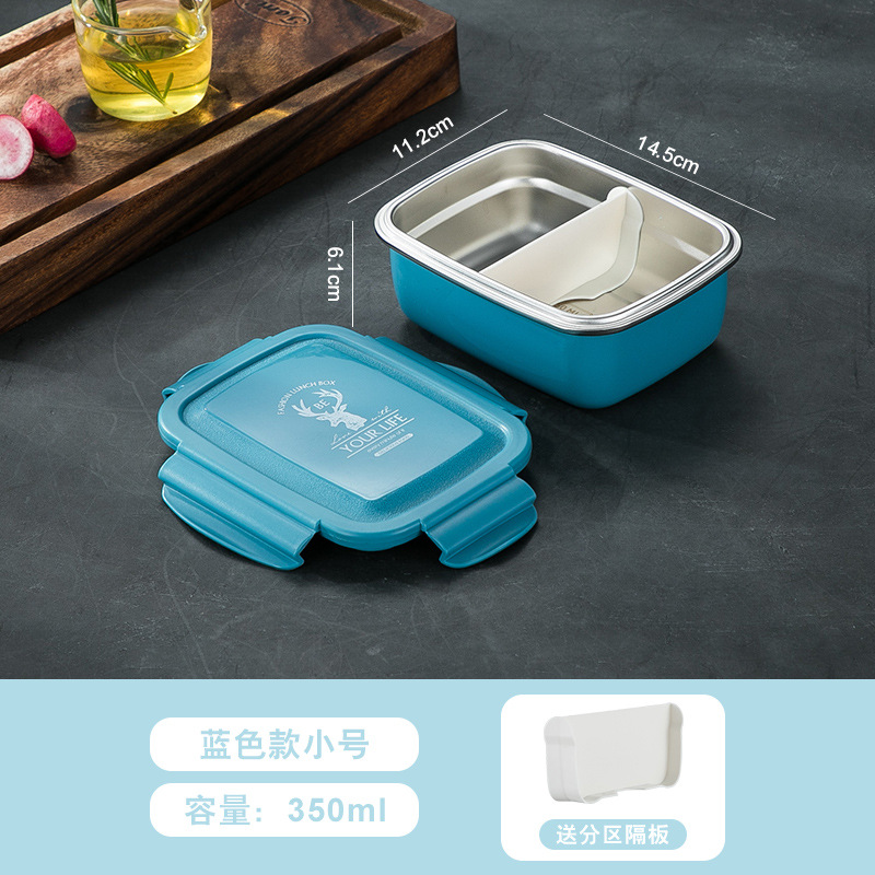 model option image 8 of 304 Stainless Steel Rectangular for B2B Lunch Box Orders