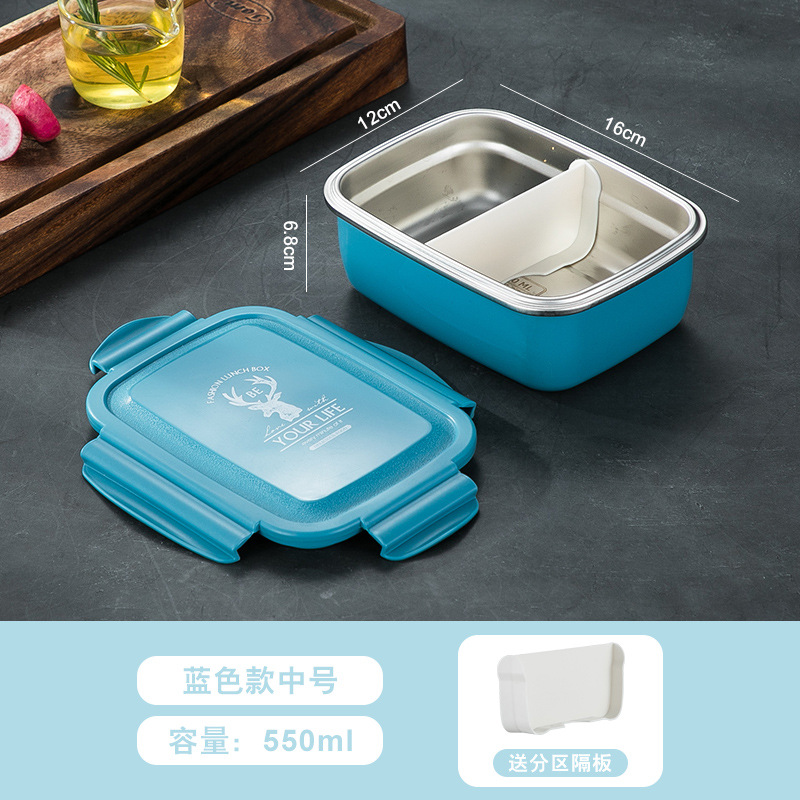 model option image 9 of 304 Stainless Steel Rectangular for B2B Lunch Box Orders