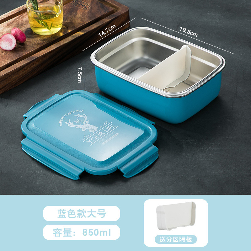 model option image 10 of 304 Stainless Steel Rectangular for B2B Lunch Box Orders