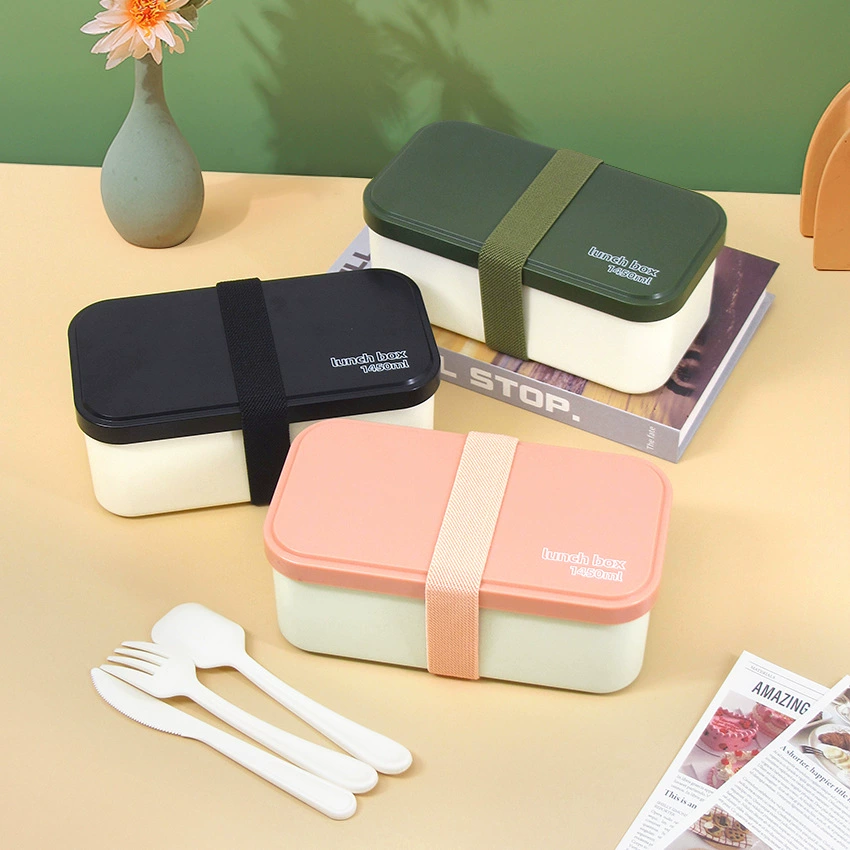 side view 2 of Stainless Steel Lunch Box Category Item Double Layer for B2B Lunch Box Orders