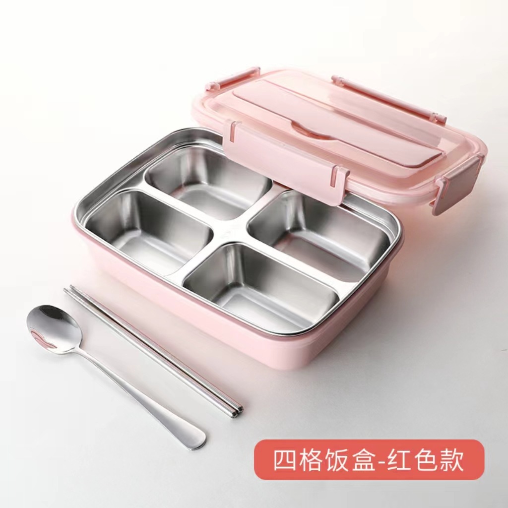 model option image 10 of 304 Stainless Steel Four Compartment Rectangular for B2B Lunch Box Orders