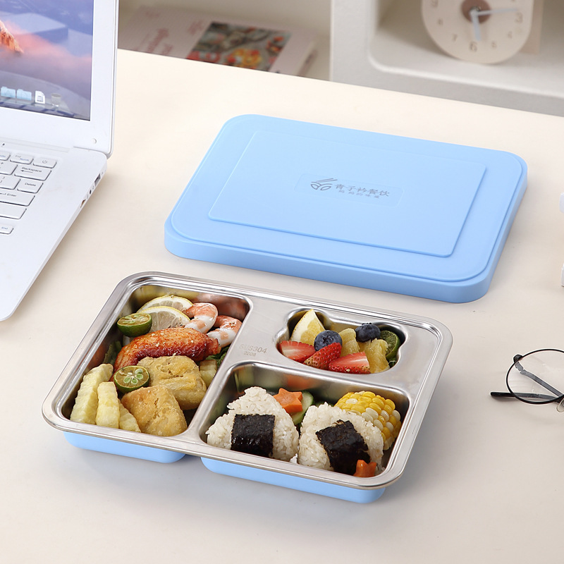 model option image 7 of 304 Stainless Steel Three Compartment for B2B Lunch Box Orders