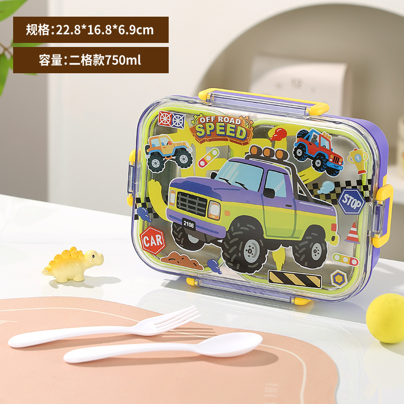model option image 7 of 304 Stainless Steel Three Compartment Rectangular for B2B Lunch Box Orders