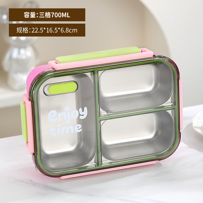 model option image 8 of 304 Stainless Steel Three Compartment for B2B Lunch Box Orders