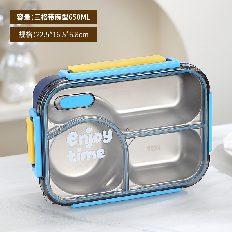model option image 9 of 304 Stainless Steel Three Compartment for B2B Lunch Box Orders