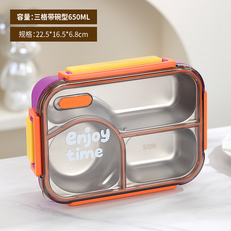 model option image 10 of 304 Stainless Steel Three Compartment for B2B Lunch Box Orders