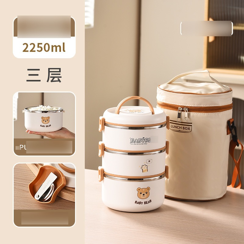 model option image 10 of 304 Stainless Steel Four Layer Insulated Tiffin Box for Meal Carrying
