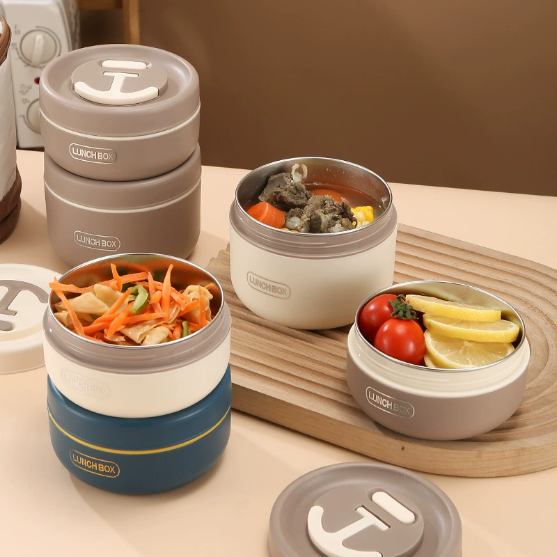 top view 3 of 304 Stainless Steel Four Layer Round Insulated Tiffin Box for Meal Carrying
