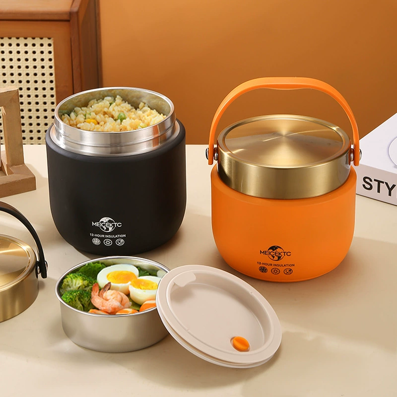 main front view 1 of 304 Stainless Steel Insulated Tiffin Box for Meal Carrying
