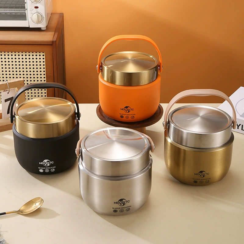 side view 2 of 304 Stainless Steel Insulated Tiffin Box for Meal Carrying