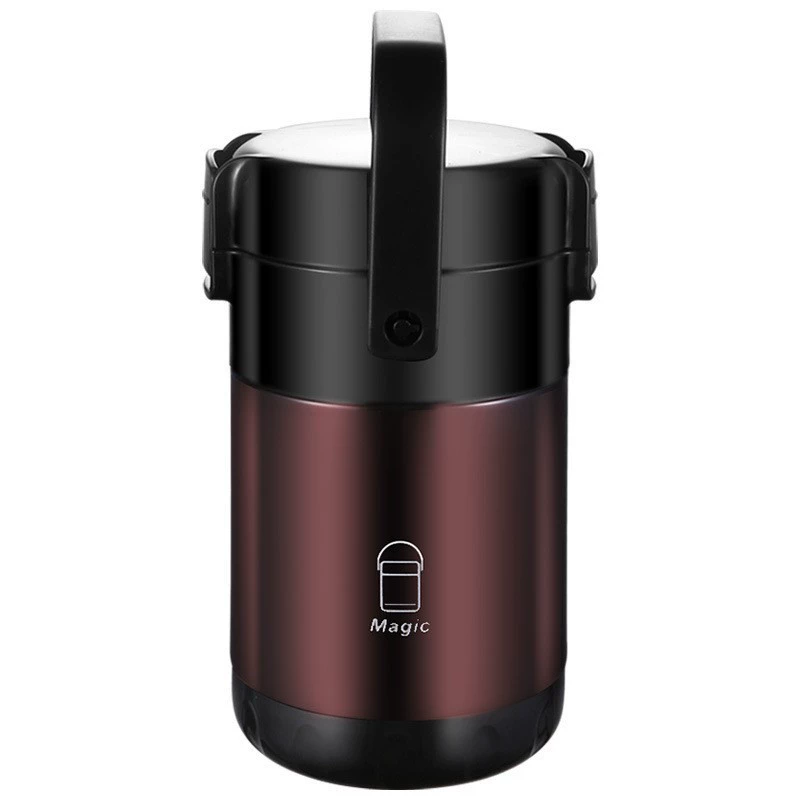 close-up detail 4 of 304 Stainless Steel Insulated Tiffin Box for Meal Carrying