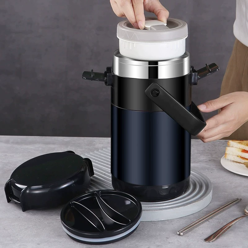 side view 2 of 304 Stainless Steel Insulated Tiffin Box for Meal Carrying