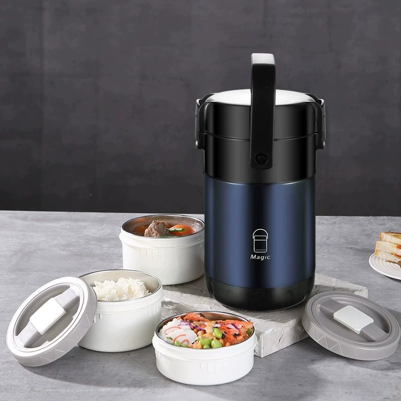 top view 3 of 304 Stainless Steel Insulated Tiffin Box for Meal Carrying